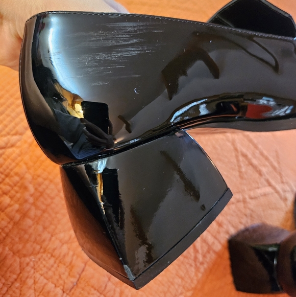 Nodaleto Bulla Cara Patent Block Heel Pumps Loafers Size 10 - Picture 10 of 14